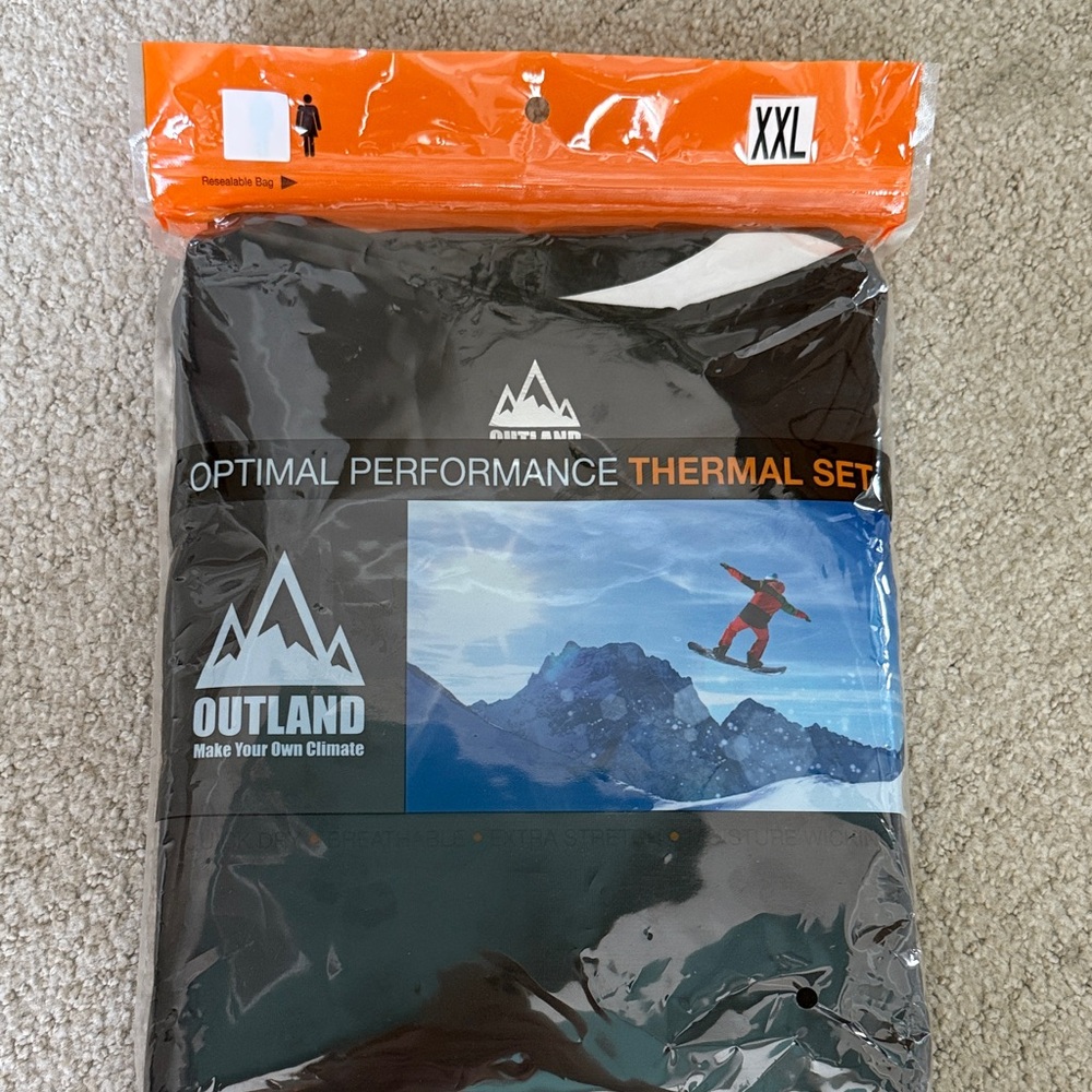 Outland Men's Thermal Set - Black